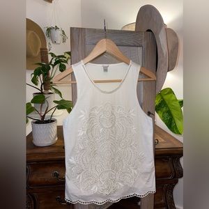 *BEAUTIFUL* NWOT J Crew size XS, cream color blouse with beautiful texture